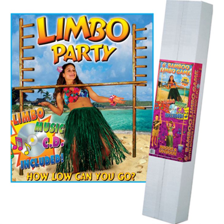 Party Kit: 6 foot Bamboo Limbo Game with Libmo Music CD main image