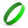 Neon Green 1/2" Silicone Wristband
