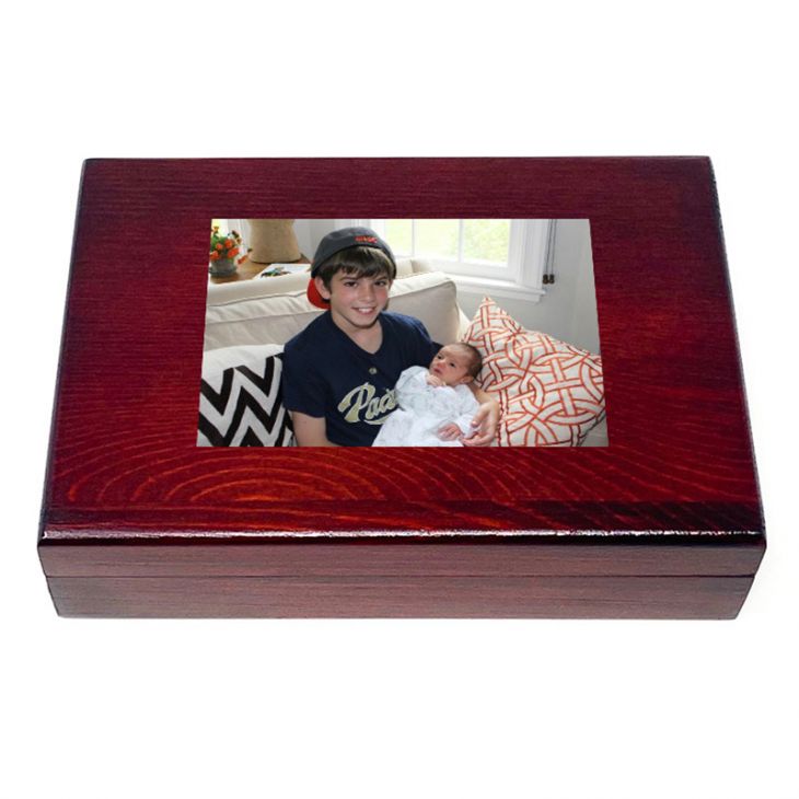 Custom Mahogany Playing Card Box main image