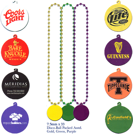 33" Necklace with Imprinted Medallion main image