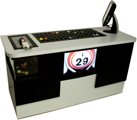 The Stealth Bingo Console, Fully Computerized Bingo Verification Console, Laminate Cabinet Design  ( main image