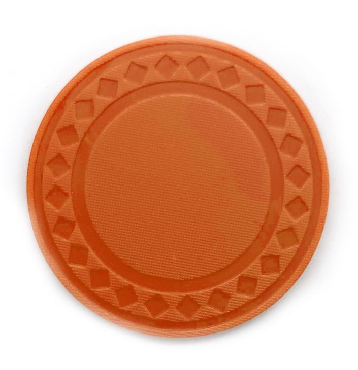 4 Gram Orange Diamond Poker Chips - Set of 100 main image