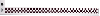 Plastic 3/4" Expressions Wristbands, Checkerboard (500 per box)