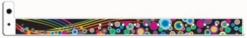 Plastic 3/4" Expressions Wristbands, ColorBurst II (500 per box)