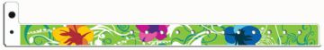 Plastic 3/4" Expressions Wristbands, Floral Flair (500 per box)