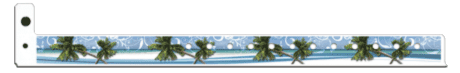 Plastic 3/4" Expressions Wristbands, Palm Trees (500 per box) main image