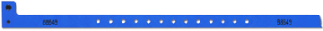 Plastic 1/2" Securmatch Wristbands (500 per box)