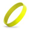 Yellow 1/2" Silicone Wristband