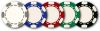 6 Stripe Poker Chip Set with 300 Chips