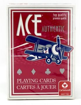 Ace Cartamundi Poker Playing Cards -  Regular Index (2 deck minimum)