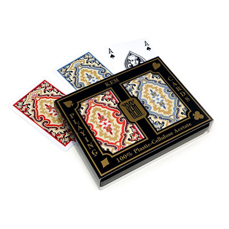 Kem Paisley Bridge Playing Cards, European Index (4 Pips) main image