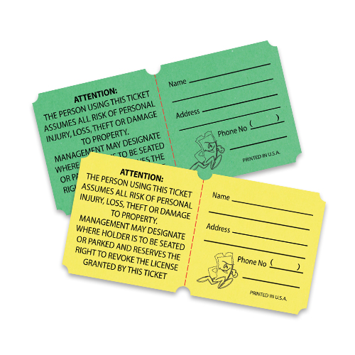 Marquee Double Roll Tickets main image