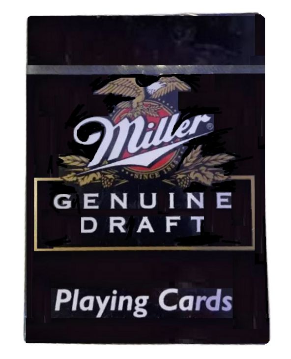 Playing Cards: Miller Genuine Draft Black Deck main image