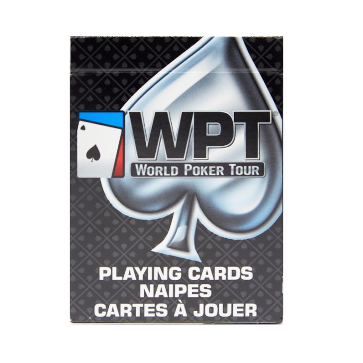 World Poker Tour Playing Cards, Royal Back - 2 Deck Set Black/White main image