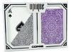 Copag Unique 100% Plastic Playing Cards -   Poker Size, Regular Index, Purple/Gray 2 Deck Set