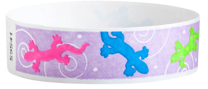 Tyvek 3/4" Gecko Wristbands - Box of 250 main image