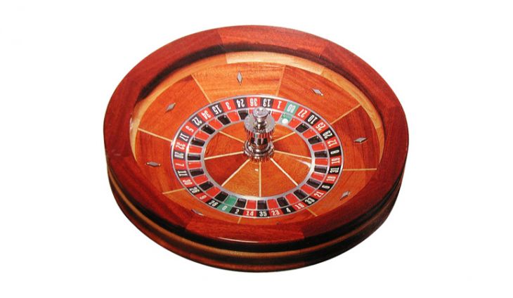 Roulette Wheel: 27 in. Mahogany Casino Master main image