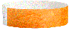 Tyvek 3/4" Colored Wristbands, Neon Orange (500 Wristbands per box)