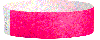 Tyvek 3/4" Colored Wristbands, Neon Pink (500 Wristbands per box)