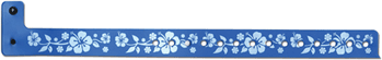 Vinyl 3/4" Expressions Design Wristbands, Aloha (500 per box) main image