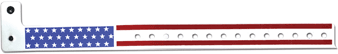 Vinyl 3/4" Expressions Design Wristbands, Stars and Stripes (500 per box) main image