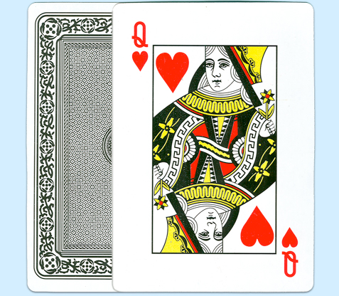 Large Plastic-Coated Playing Cards