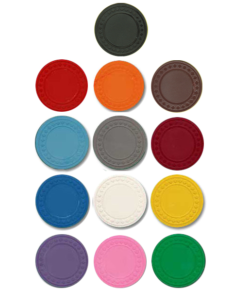 25 Poker Chips Red Diamond 8.5 g Clay Composite