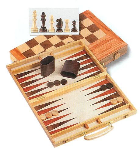 Combo Game Sets: Gamester Backgammon/Chess Sets Combinds ...