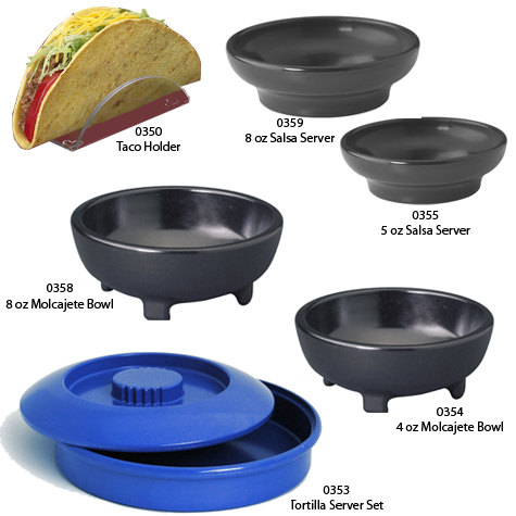 salsa serving dishes