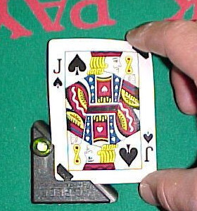 Cutting cheques blackjack card Cutting cheques blackjack card